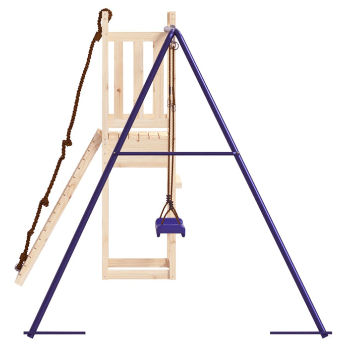 Set da Gioco da Esterno in Legno Massello di Pino 3155948