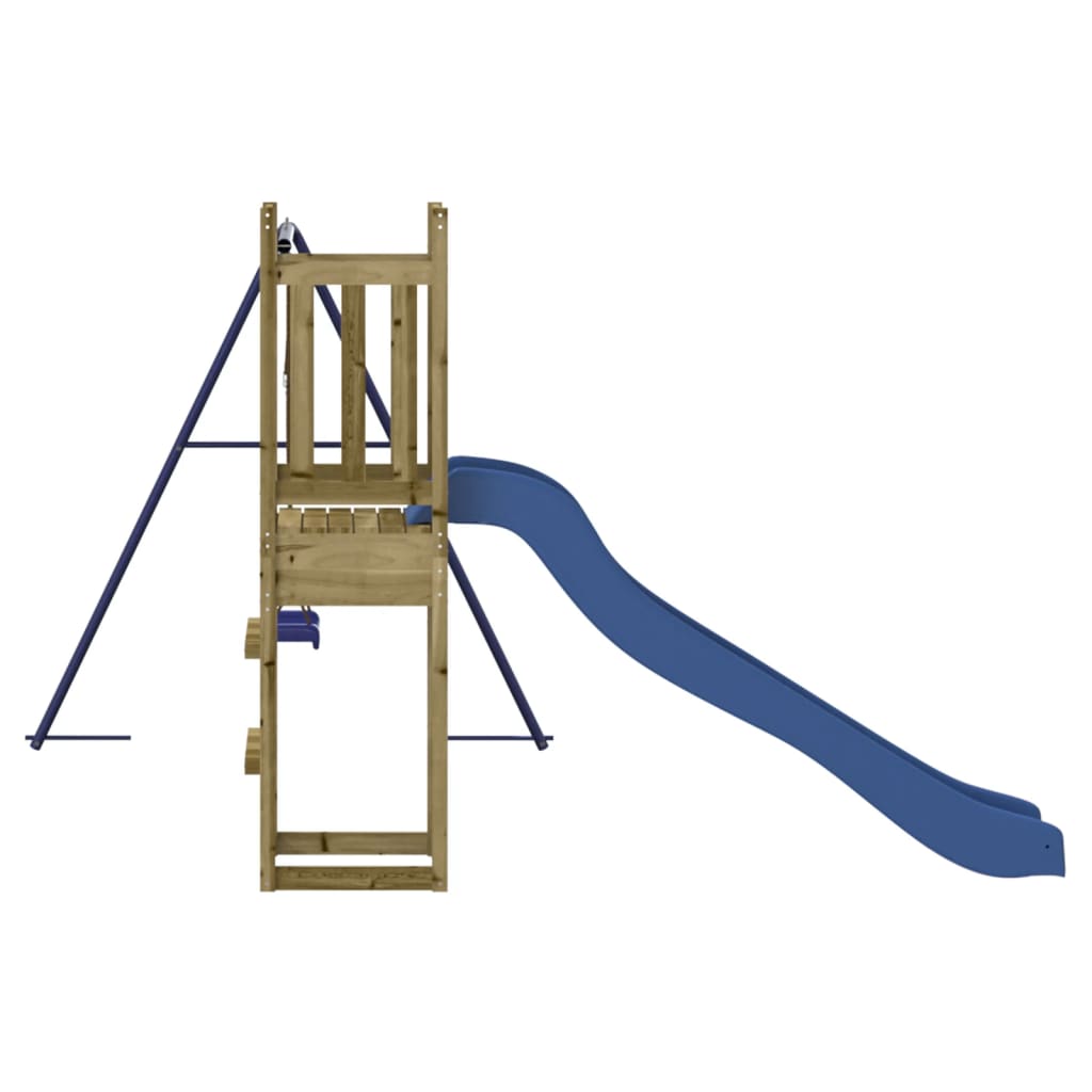 Area giochi da esterno 237 x 321 x 169 cm legno di pino impregnato 02_0004651