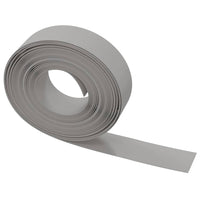 Bordature da Giardino 4 pz Grigie 10 m 15 cm in Polietilene 3155442