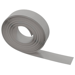 Bordature da Giardino 4 pz Grigie 10 m 15 cm in Polietilene 3155442