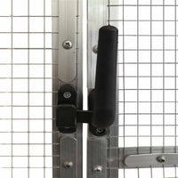 Voliera Argento 1,79x2x1,85 m in Alluminio 3155795