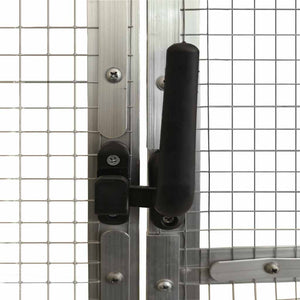 Voliera Argento 1,79x2x1,85 m in Alluminio 3155795