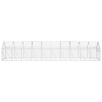 Voliera Argento 1,79x10x1,85 m in Alluminio 3155800
