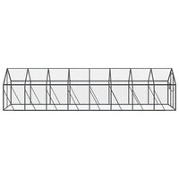 Gabbia per uccelli da voliera 179 x 8 x 185 m alluminio antracite 02_0045636