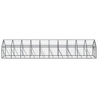 Voliera Antracite 1,79x10x1,85 m in Alluminio 3155806