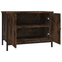 Mobile TV con Ante-Credenza TV-Console TV Rovere Fumo 60x35x45 cm in Legno Multistrato