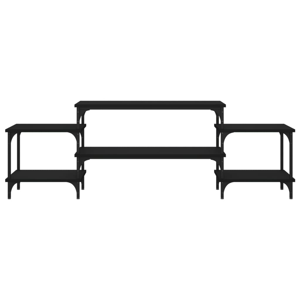 Mobile Porta TV Nero 157x35x52 cm in Legno Multistrato 826320