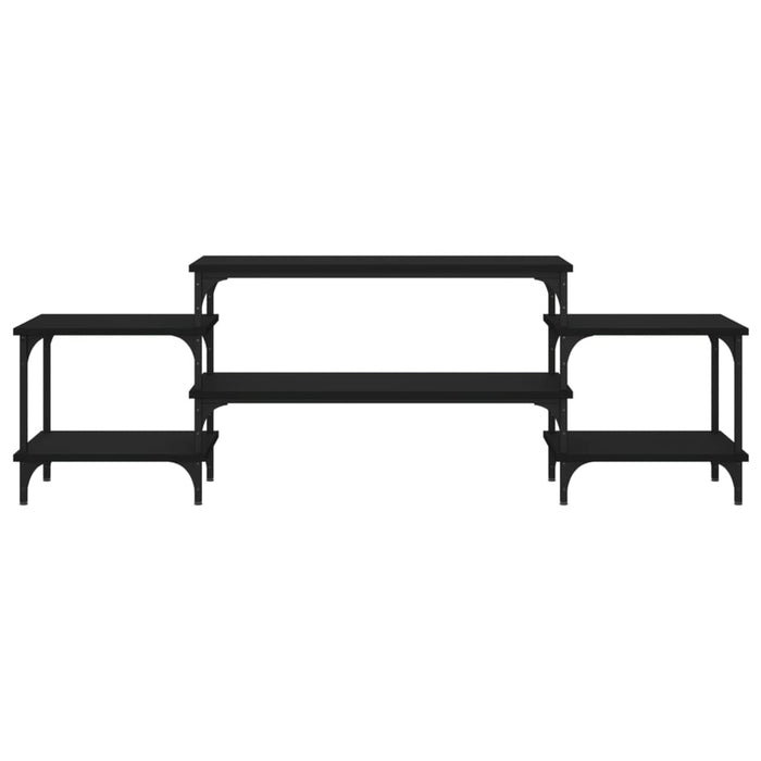 Mobile Porta TV Nero 157x35x52 cm in Legno Multistrato 826320