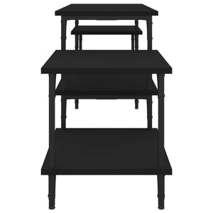 Mobile Porta TV Nero 157x35x52 cm in Legno Multistrato 826320