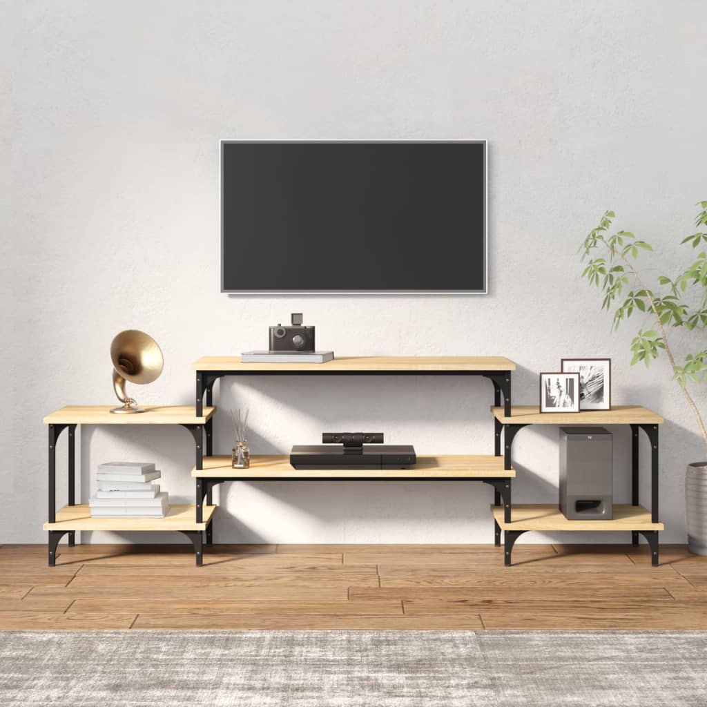 Mobile Porta TV Rovere Sonoma 157x35x52 cm in Legno Multistrato 826321