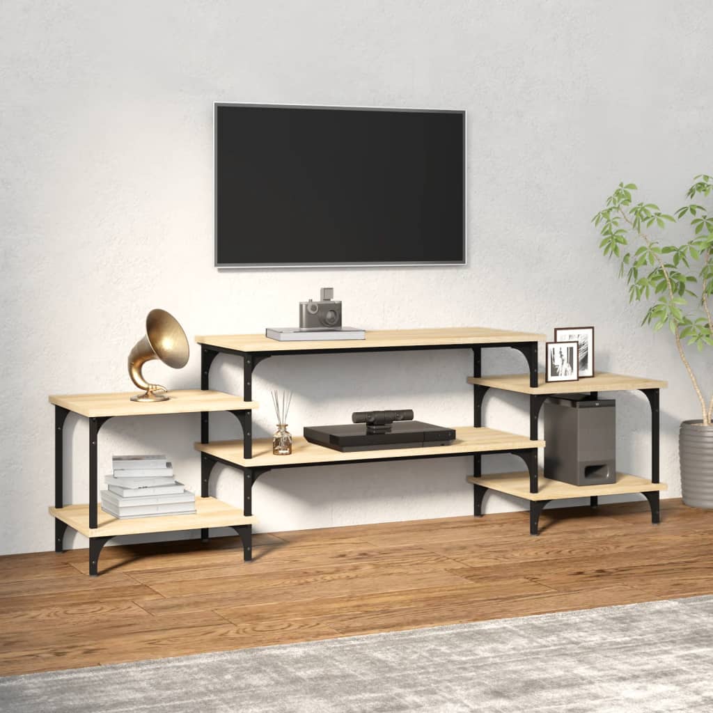 Mobile Porta TV Rovere Sonoma 157x35x52 cm in Legno Multistrato 826321