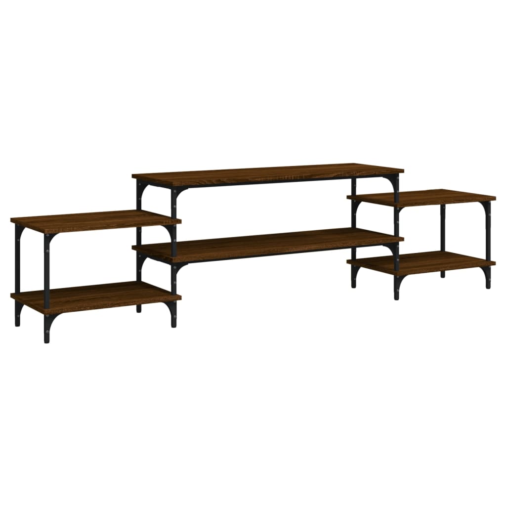 Mobile Porta TV Rovere Marrone 197x35x52 cm Legno Multistratocod mxl 79089