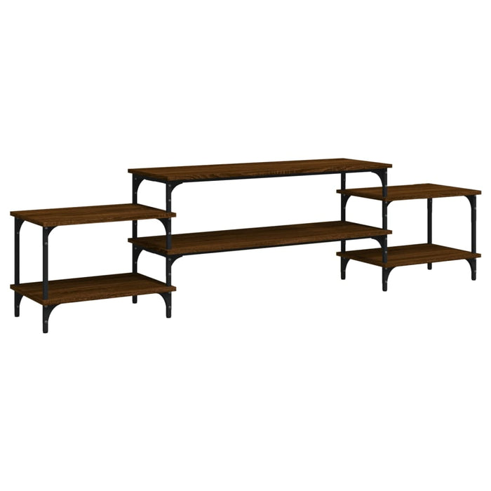 Mobile Porta TV Rovere Marrone 197x35x52 cm Legno Multistratocod mxl 79089