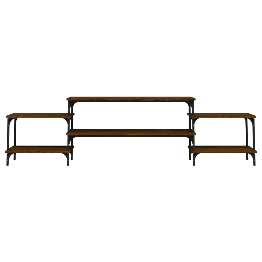 Mobile Porta TV Rovere Marrone 197x35x52 cm Legno Multistrato 826329