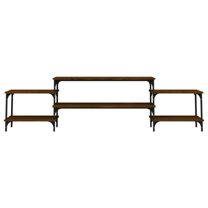 Mobile Porta TV Rovere Marrone 197x35x52 cm Legno Multistrato 826329