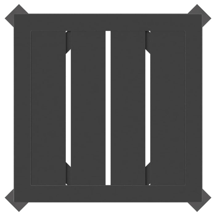 Tavolo da giardino senza tempo 34 x 34 x 38 cm acciaio antracite 02_0018687