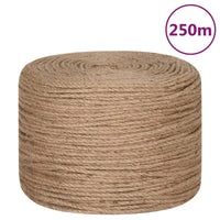 Corda in Juta Lunga 250 m Spessa 4 mm 153736