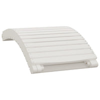Sedia a sdraio lettino da giardino prendisole terrazza mobili da esterno 184 x 55 x 64 cm legno massello di acacia bianco 02_0012699