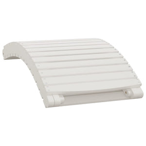 Sedia a sdraio lettino da giardino prendisole terrazza mobili da esterno 184 x 55 x 64 cm legno massello di acacia bianco 02_0012699