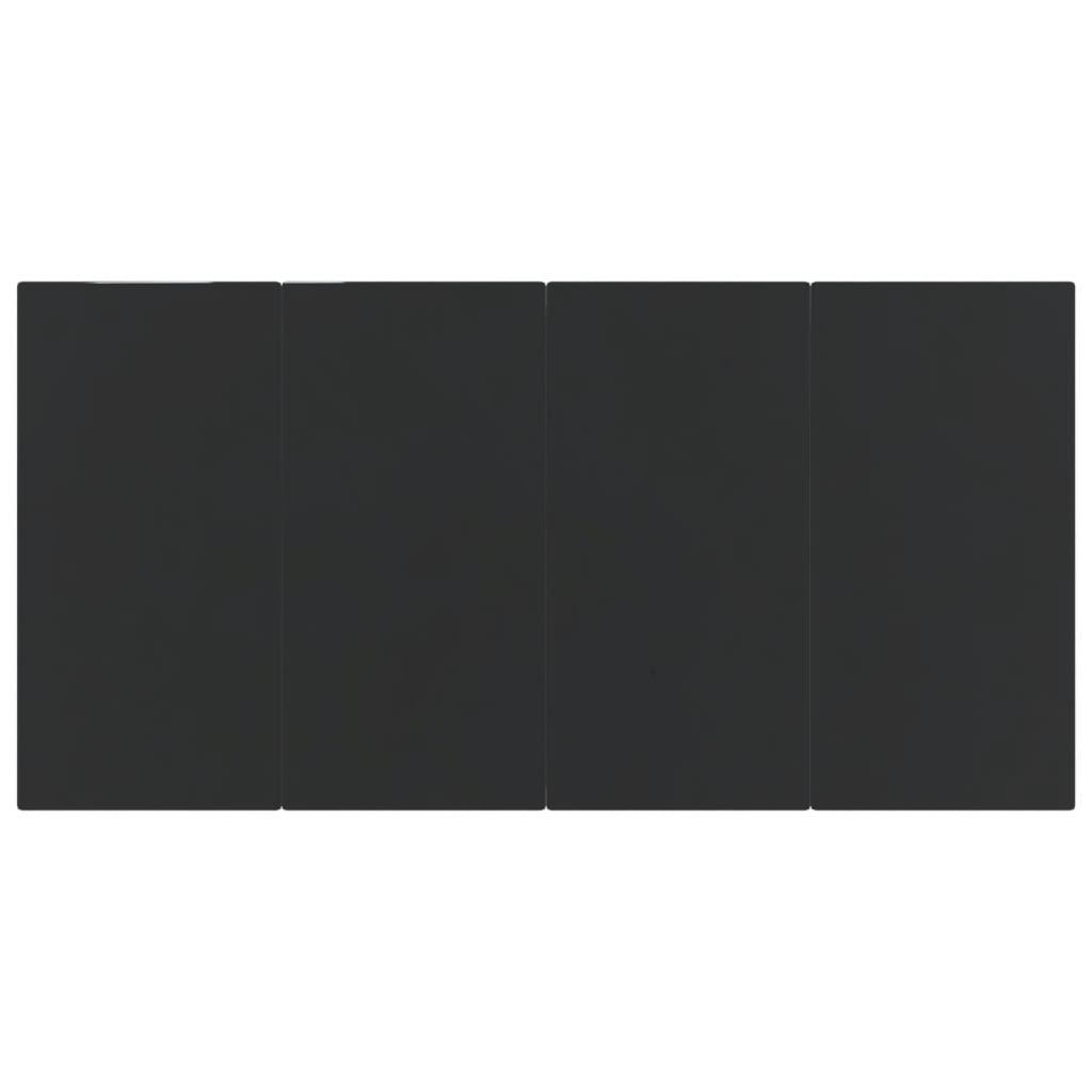 Set da Pranzo da Giardino 7 pz con Cuscini Nero cod mxl 50437