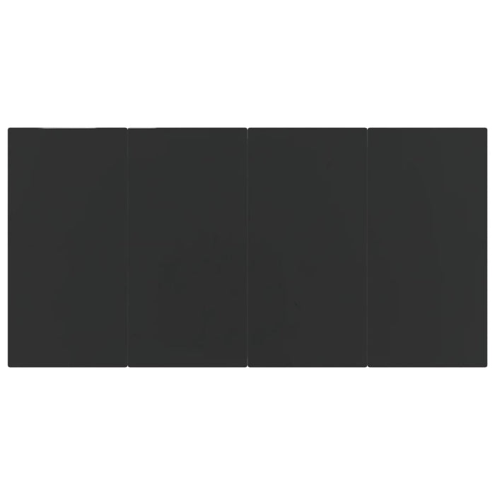 Cuscini per mobili da giardino per sala da pranzo 7 pezzi beige/nero 02_0014622