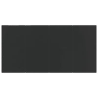 Set da Pranzo da Giardino 5 pz Grigio in Polyrattan 3156754