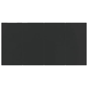 Set da Pranzo da Giardino 5 pz Grigio in Polyrattan 3156754