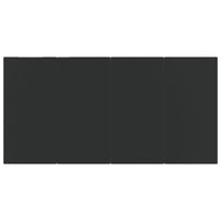 Set da Pranzo da Giardino 5 pz Marrone in Polyrattan 3156798