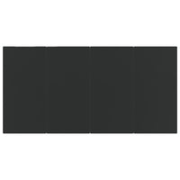 Set da Pranzo da Giardino 5 pz Grigio Chiaro in Polyrattan cod mxl 41211