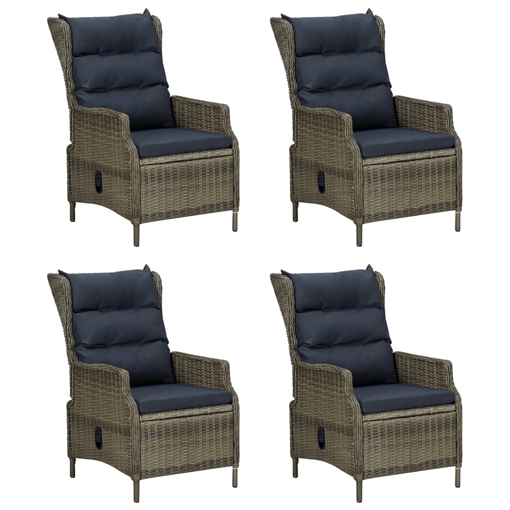 Set da Pranzo da Giardino 5 pz Marrone in Polyrattan 3156810