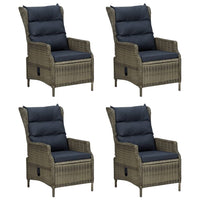 Set da Pranzo da Giardino 5 pz Marrone in Polyrattan 3156810