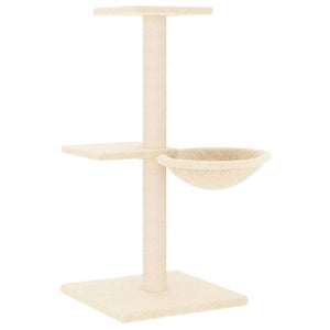 Albero per Gatti con Tiragraffi in Sisal Crema 72 cm 171768