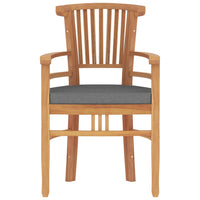 Set da Pranzo per Giardino 5 pz in Legno Massello di Teak 3155764