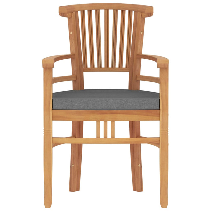 Set da Pranzo per Giardino 5 pz in Legno Massello di Teak 3155764