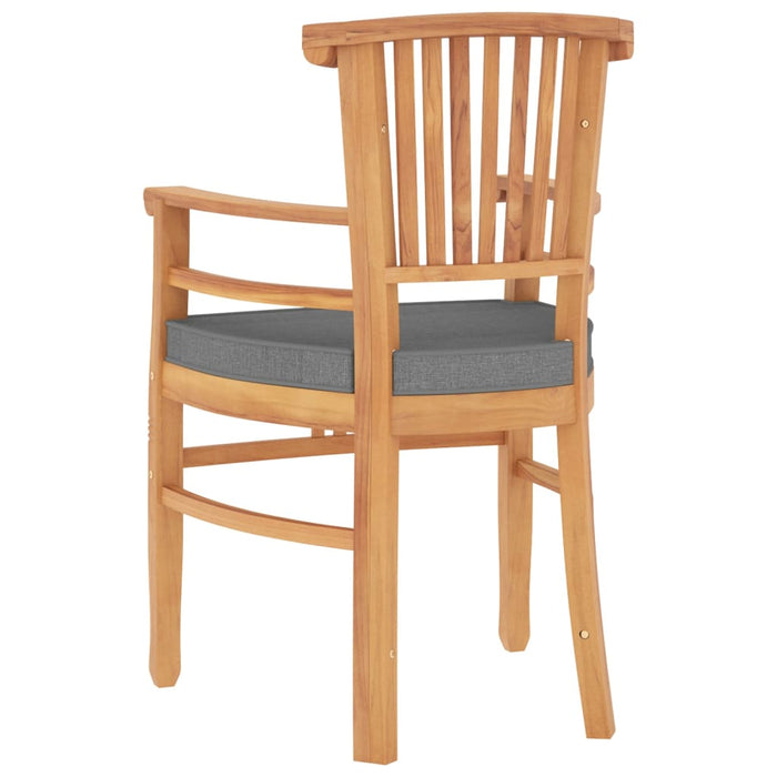 Set da Pranzo per Giardino 5 pz in Legno Massello di Teak 3155764