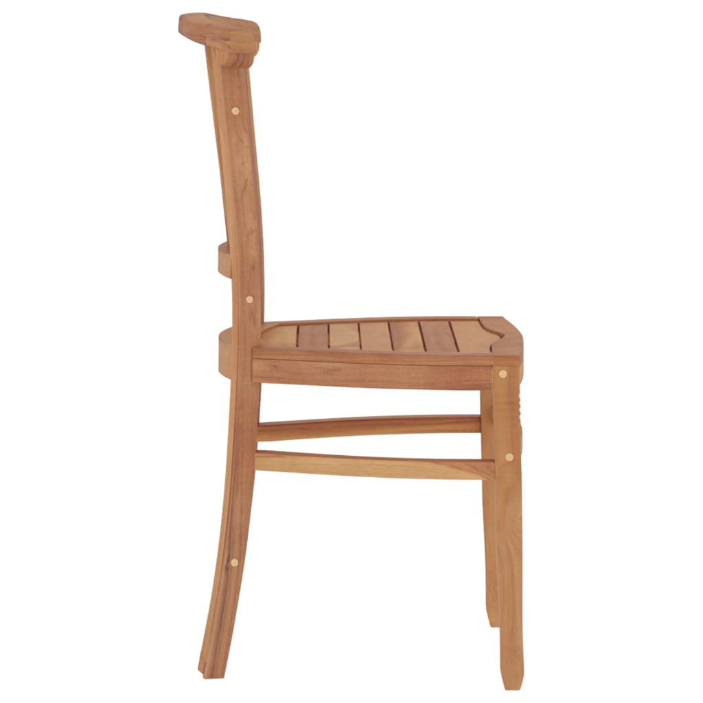 Set da Pranzo per Giardino 5 pz in Legno Massello di Teak 3155766