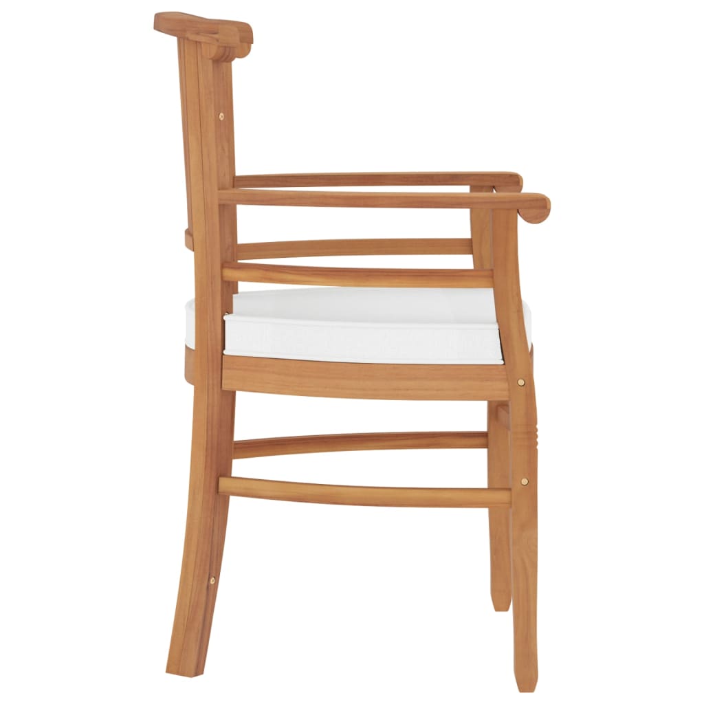 Set da Pranzo per Giardino 5 pz in Legno Massello di Teak 3155775