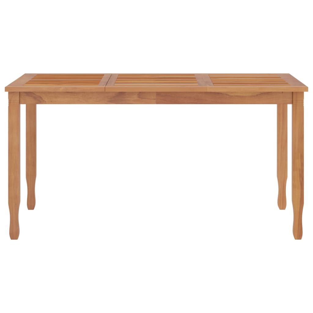 Set da Pranzo per Giardino 5 pz in Legno Massello di Teak 3155775