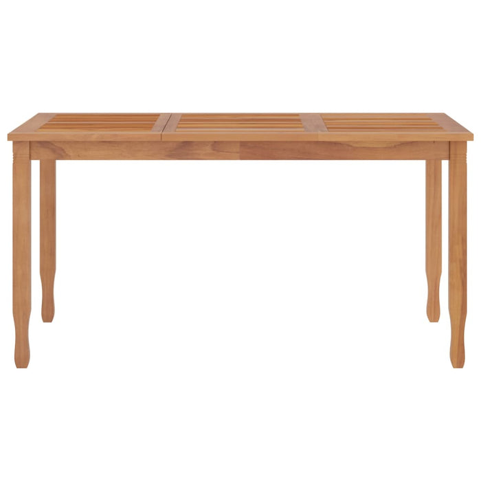Set da Pranzo per Giardino 5 pz in Legno Massello di Teak 3155775