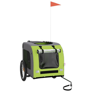 Rimorchio portabiciclette per animali domestici verde 02_0044280