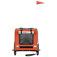 Rimorchio portabiciclette arancione per animali domestici 02_0044333