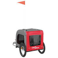 Rimorchio per bicicletta per animali domestici rosso 02_0044356