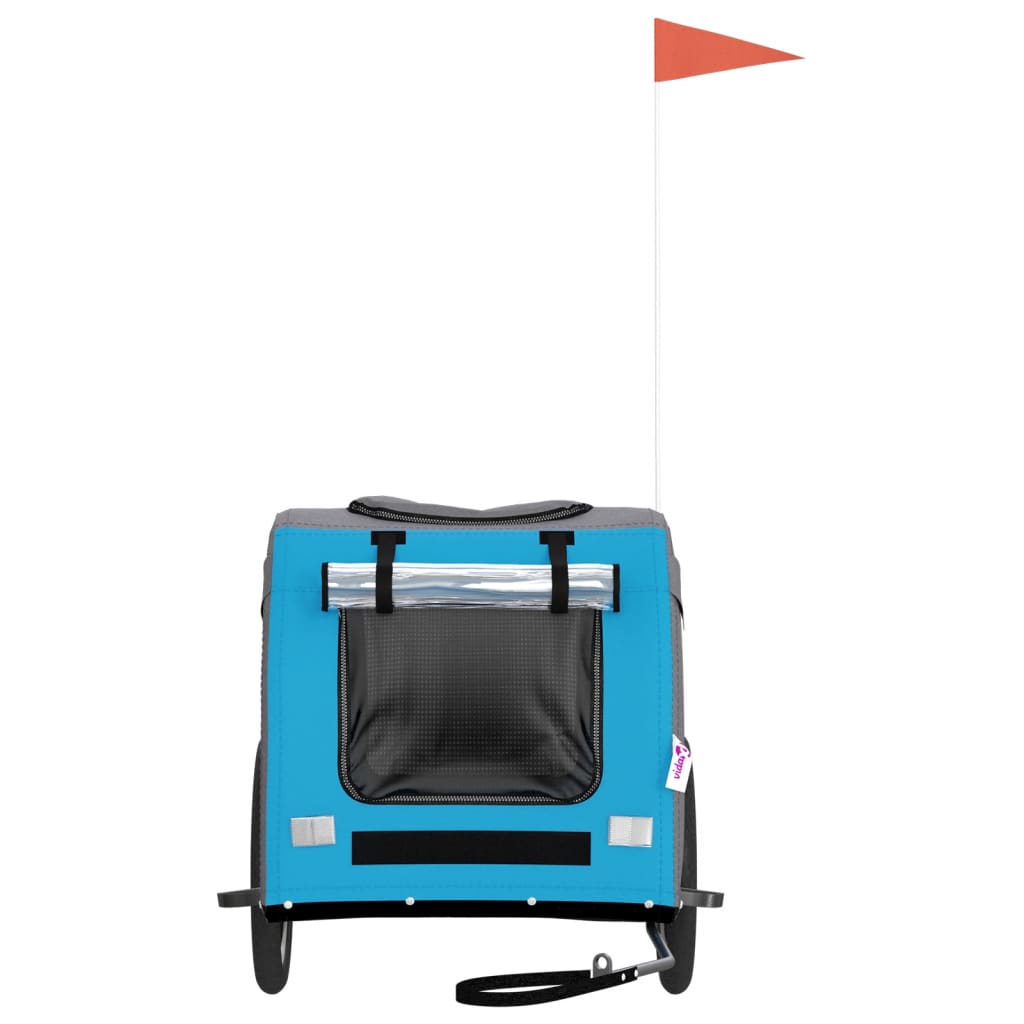 Rimorchio portabiciclette per animali domestici blu 02_0044242