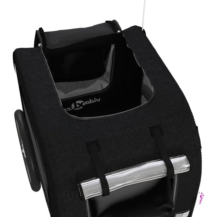 Rimorchio portabiciclette per animali domestici nero 02_0044226