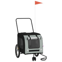 Rimorchio portabiciclette per animali domestici nero 02_0044276