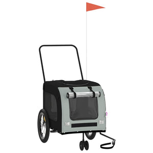 Rimorchio portabiciclette per animali domestici nero 02_0044276