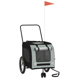 Rimorchio portabiciclette per animali domestici nero 02_0044276