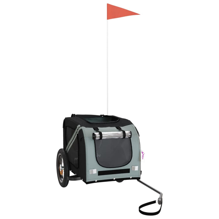 Rimorchio portabiciclette per animali domestici grigio 02_0044266