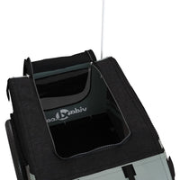 Rimorchio portabiciclette per animali domestici grigio 02_0044266