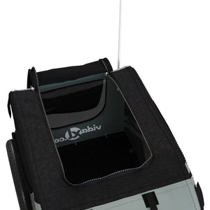 Rimorchio portabiciclette per animali domestici grigio 02_0044266